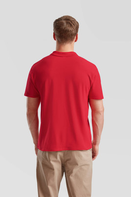 Czerwona koszulka męska polo Original Polo Friut of the Loom