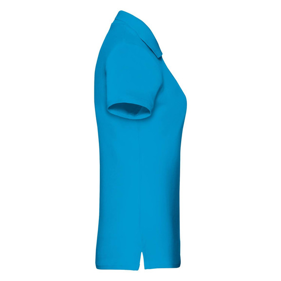 Niebieska koszulka damska Polo Fruit of the Loom