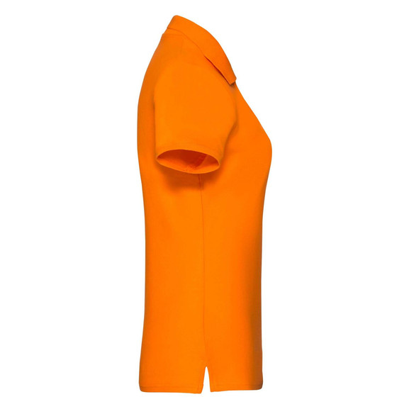 Pomarańczowa koszulka damska Polo Fruit of the Loom