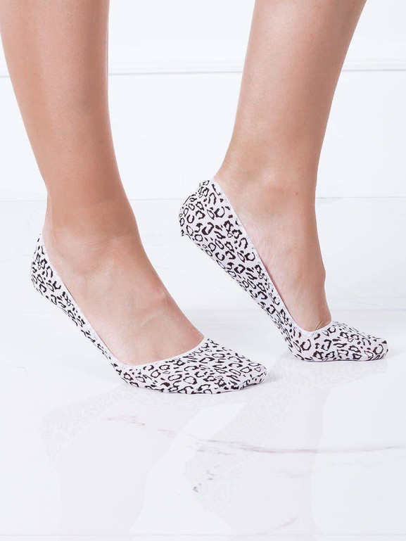 Stopki panterka białe 5-pak