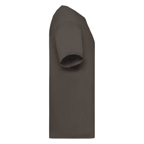 Czekoladowa koszulka męska Valueweight Fruit of the Loom