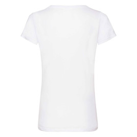 Biała koszulka damska v-neck Valueweight Fruit of the Loom
