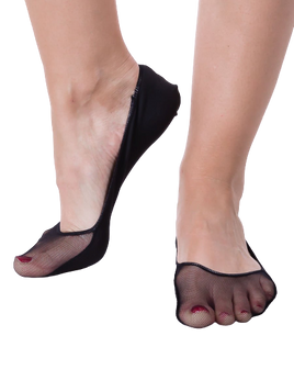 Stopki siateczka czarne 5-pak