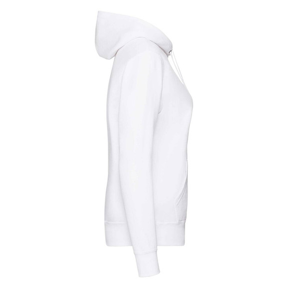 Biała bluza z kapturem Hooded Sweat Fruit of the Loom