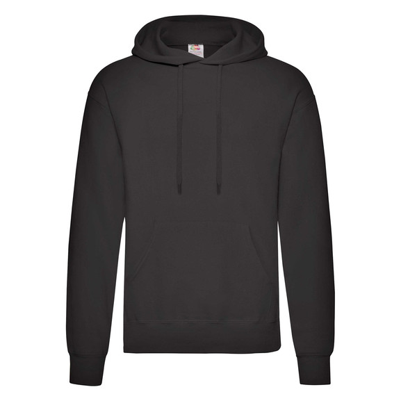 Czarna bluza męska Hooded Sweat Fruit of the Loom
