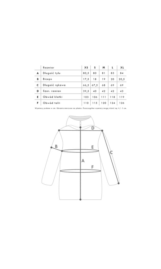 Szara kurtka zimowaTiffi-Fiffi-Lady M