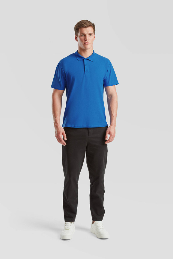 Niebieska koszulka męska polo Original Polo Friut of the Loom