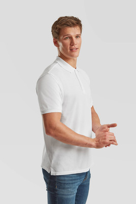 Biała koszulka męska Iconic Polo Friut of the Loom