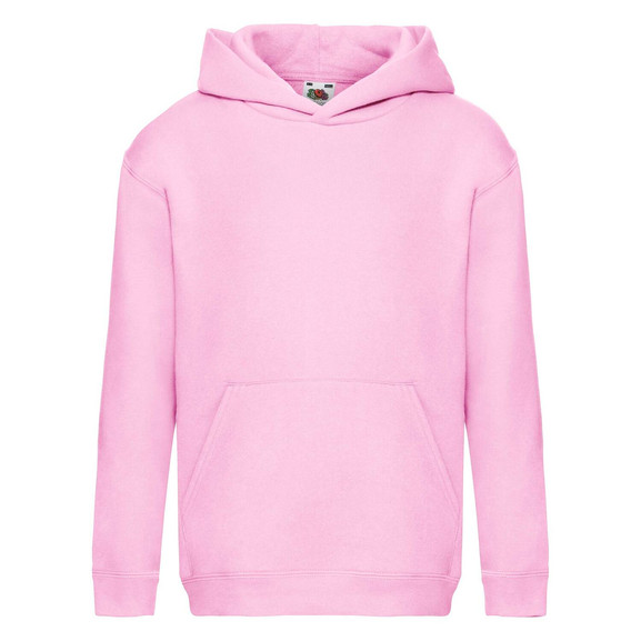 Różowa bluza dziecięca Hooded Sweat Fruit of the Loom