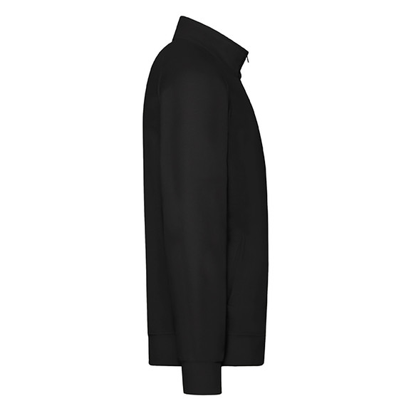 Czarna bluza męska Lightweight Sweat Jacket Fruit of the Loom