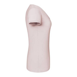 Pudrowa koszulka damska Iconic Vneck Fruit of the Loom