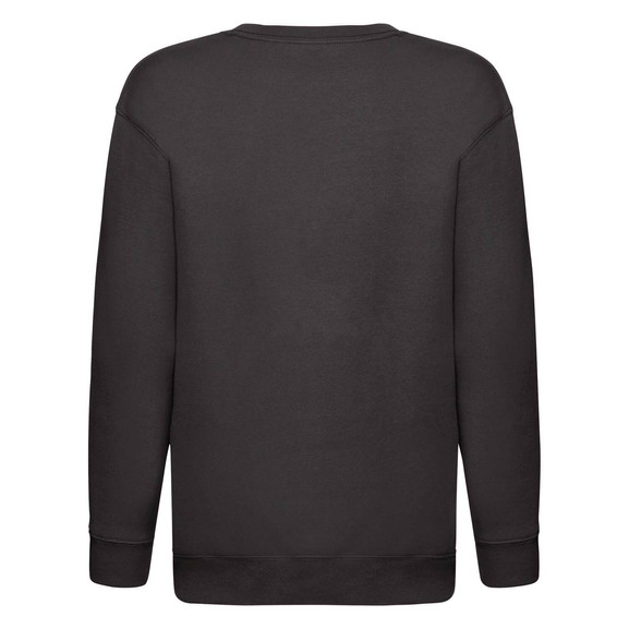 Czarna bluza dziecięca Set-In Sweat Fruit of the Loom