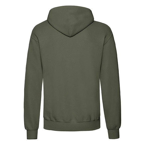 Oliwkowa bluza męska Hooded Sweat Fruit of the Loom