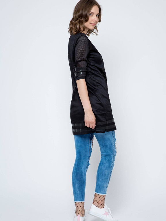 Bluzka $HUT THE F#CK czarna