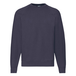 Granatowa bluza męska Raglan Sweat Fruit of the Loom 