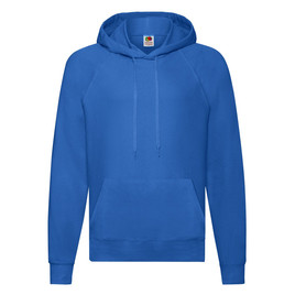 Niebieska bluza męska z kapturem Lightweight Hooded Sweat Fruit of the Loom 