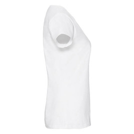 Biała koszulka damska Iconic 195 Ringspun Premium Fruit of the Loom