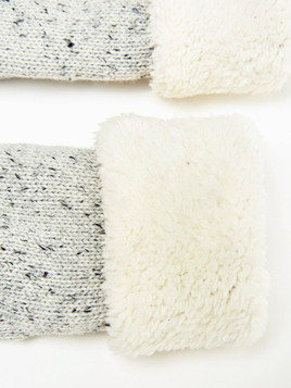 Rękawiczki srebrna gwiazda szary melange