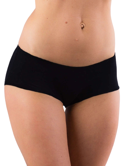 Majtki damskie bezszwowe czarne